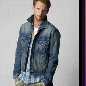 Denim & Supply Ralph Lauren Men's Trucker Denim Jacket Size XXL